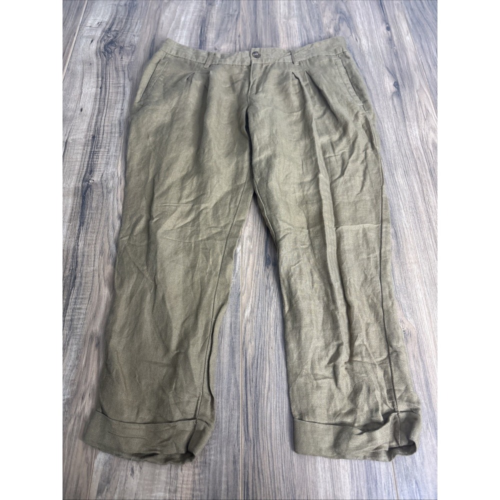 Old Navy Women's Pants Size 10‎ Brown Loose Fit Straight